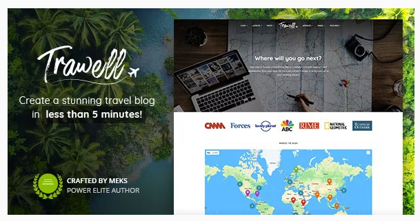 Trawell - Travel Blog WordPress Theme